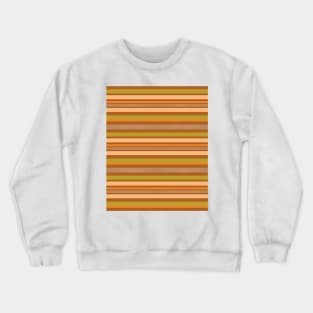 Fall palette, stripped design with glitter - perfect for Thanksgiving or Halloween Crewneck Sweatshirt